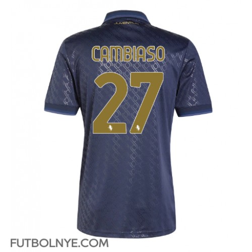 Camiseta Juventus Andrea Cambiaso #27 Tercera Equipación 2024-25 manga corta